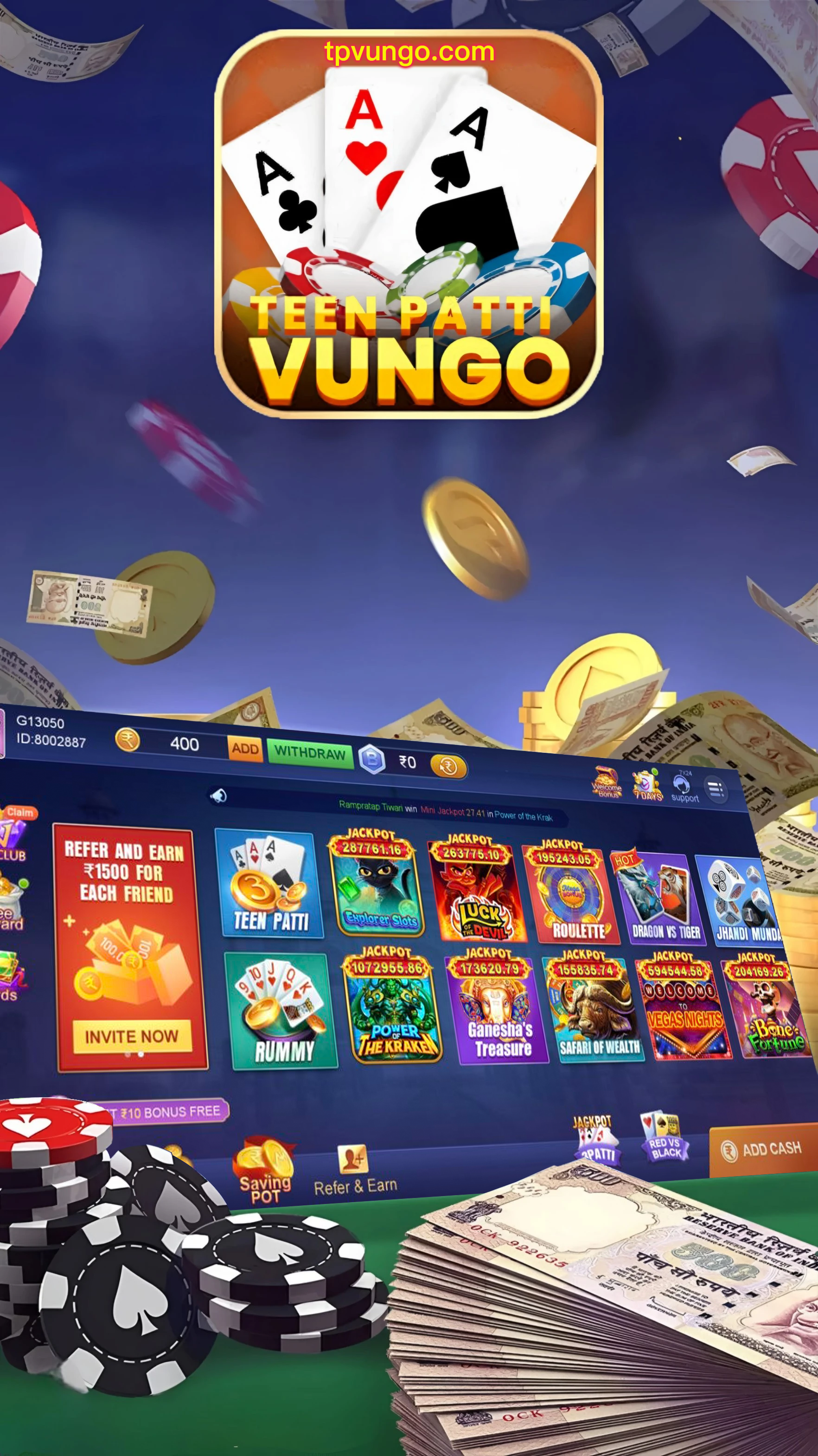 Teen Patti Vungo
